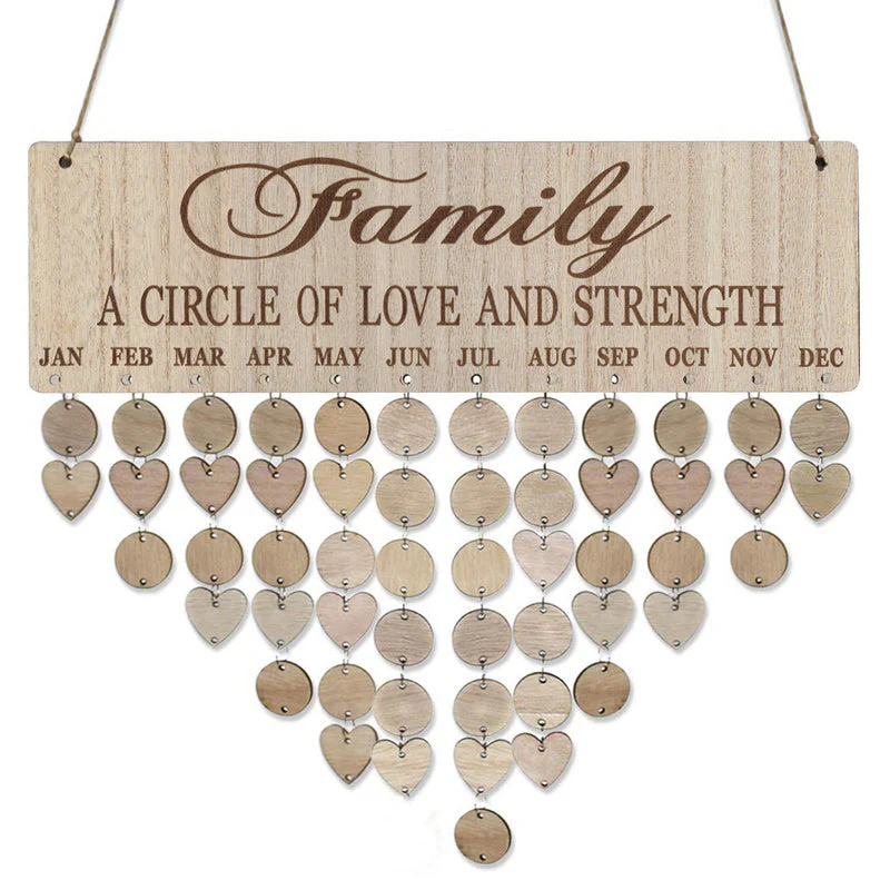 Wooden Calendar Board - Image 22