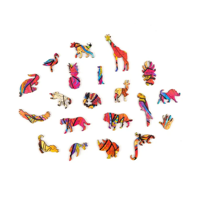 Wooden Lion Jigsaw Puzzle - Image 3