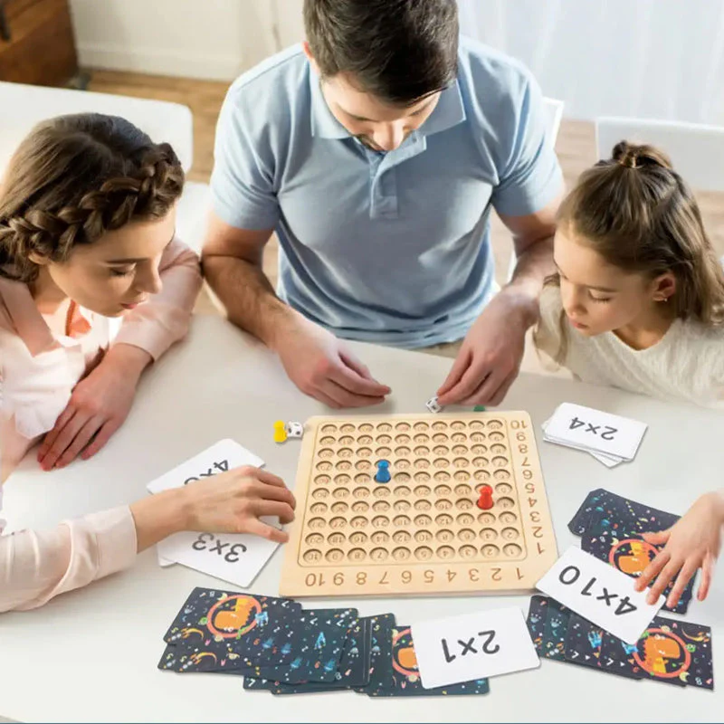 Wooden Montessori Multiplication Board Game - Image 7