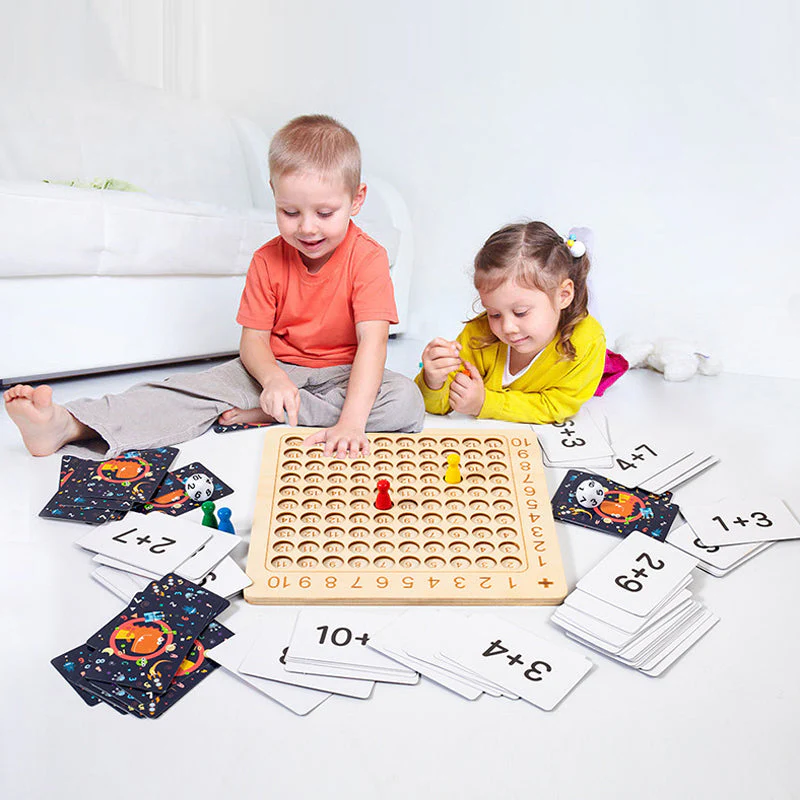 Wooden Montessori Multiplication Board Game - Image 9